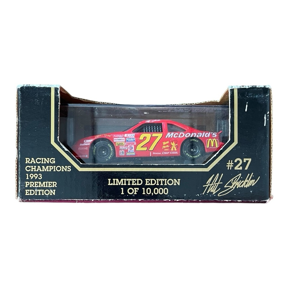 Hut Stricklin #27 McDonald's Racing Champions 1993 1:43 Scale Die Cast